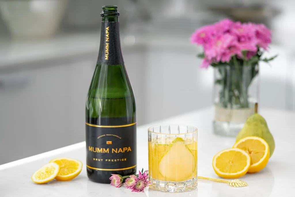 Sparkling Pear With Mumm Sparkling Brut Prestige