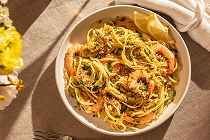 Plate of Shrimp Scampi